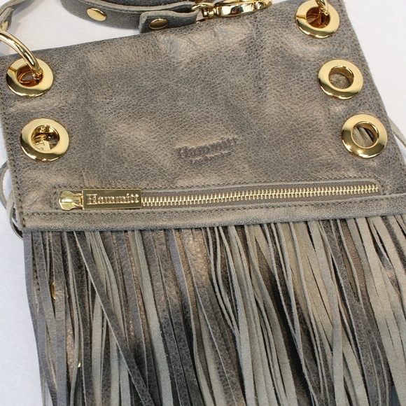 Hammitt Roxbury Pewter Crossbody Fringe Bag - Picture 2 of 7